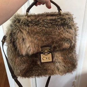 Fur Crossbody Purse